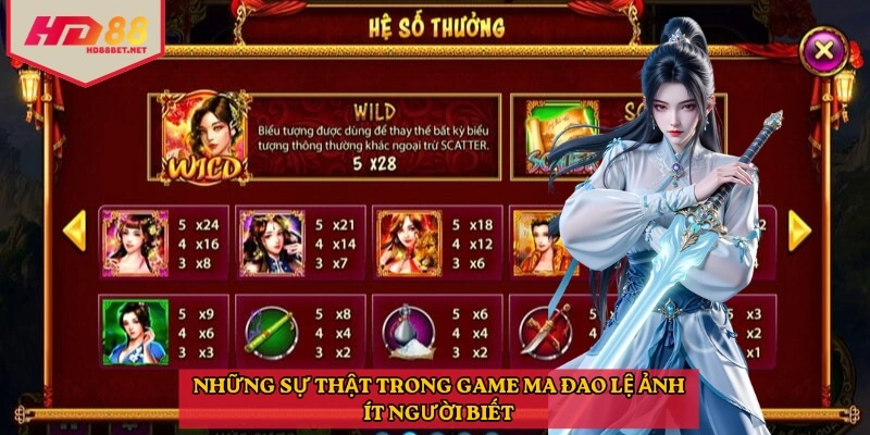 Những sự thật trong game ma đao lệ ảnh ít người biết